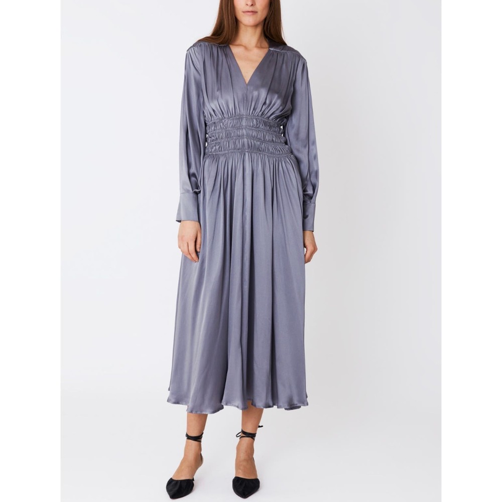 NYNNE - The Diana Dress / size 34 / Shimmer Gray